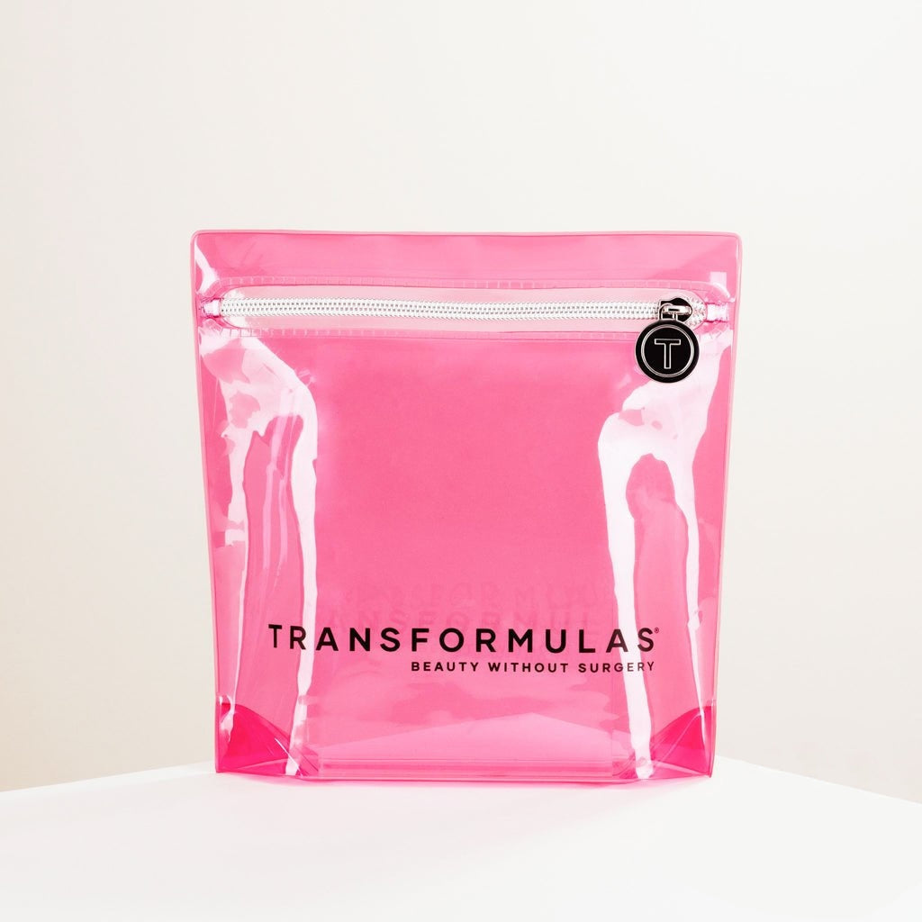 Transformulas Vibrant Pink Beauty Travel Bag