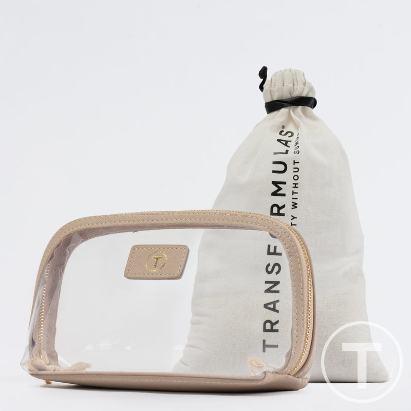 Clear Cosmetic Case Nude Transformulas